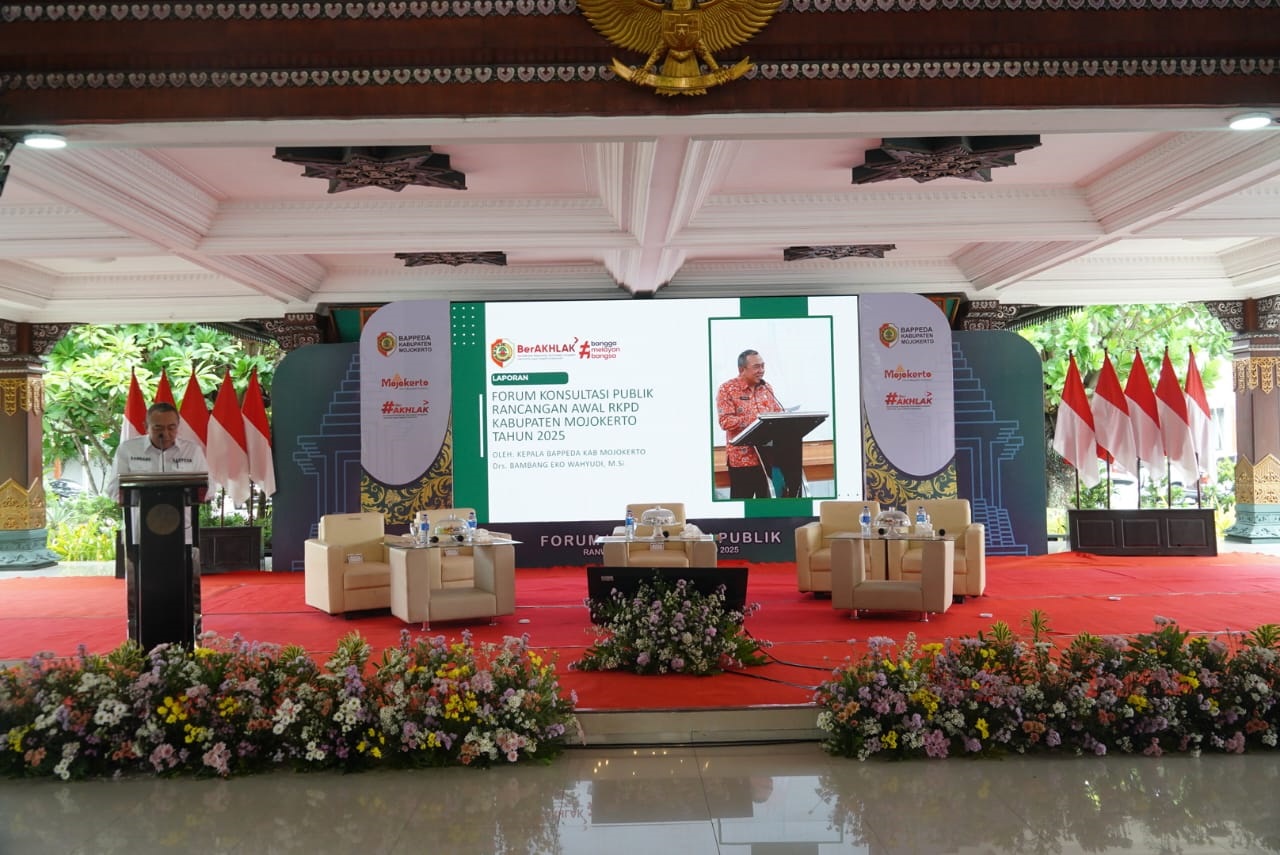 PELAKSANAAN FORUM KONSULTASI PUBLIK RKPD TAHUN 2025 KABUPATEN MOJOKERTO